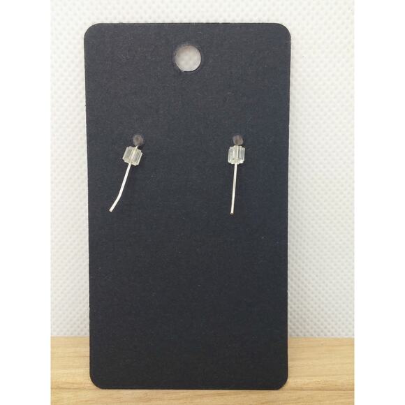 Whimsical Colorful Butterfly Earrings Dangle Charm Blue Green Sparkle Wings NEW - Picture 2 of 9